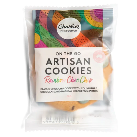 Charlie's Café Wrapped Rainbow Choc Chip