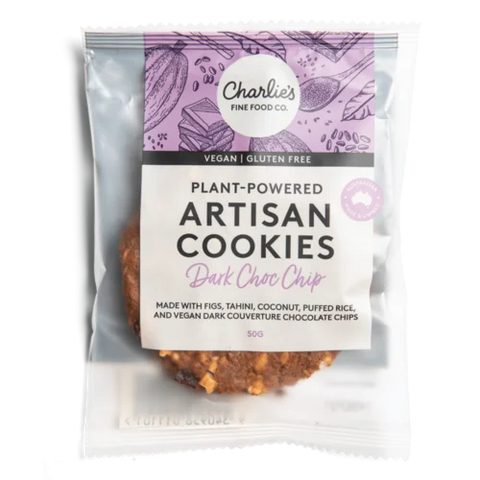 Charlie's Café Wrapped Dark Choc Chip - Vegan & Gluten Free