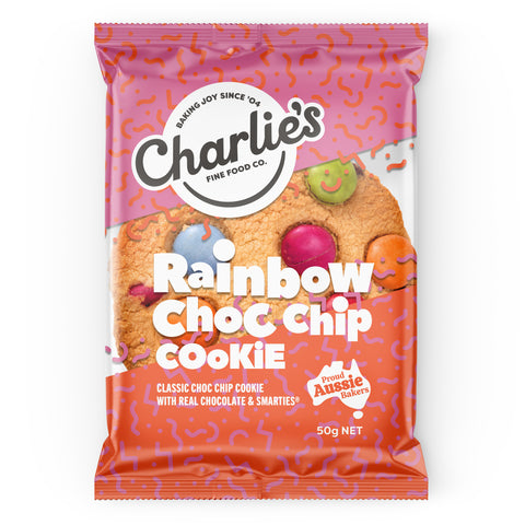 Charlie's Café Wrapped Rainbow Choc Chip