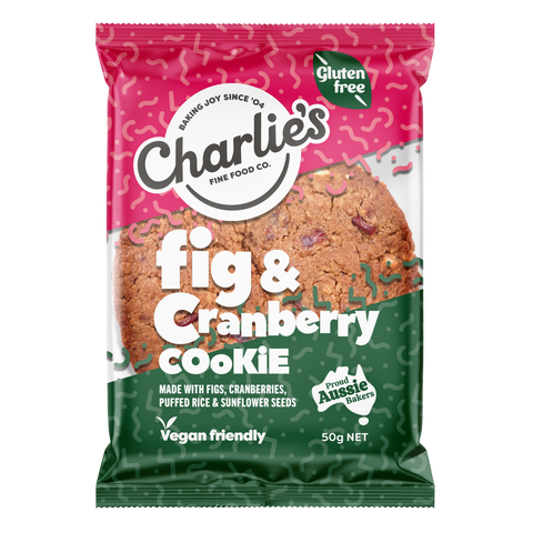 Charlie's Café Wrapped Fig & Cranberry - Vegan & Gluten Free