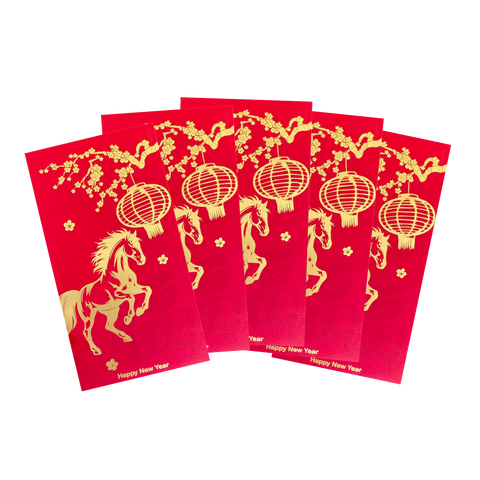 Lunar New Year Red Envelopes - Year of the Horse