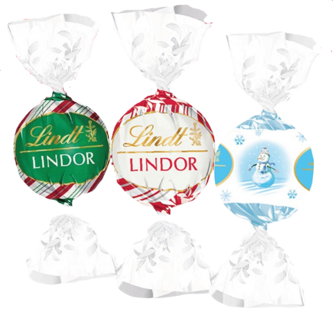 Christmas-themed Lindor Balls